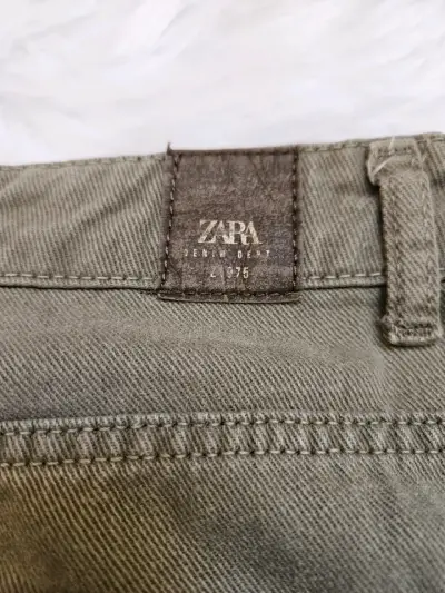 Jeans verdes Zara para mujer - miniatura 4