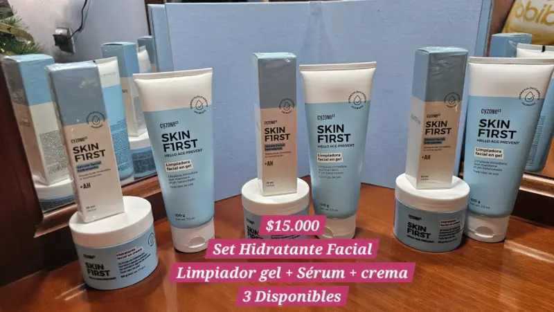Set Hidratante Facial Cyzone Skin First