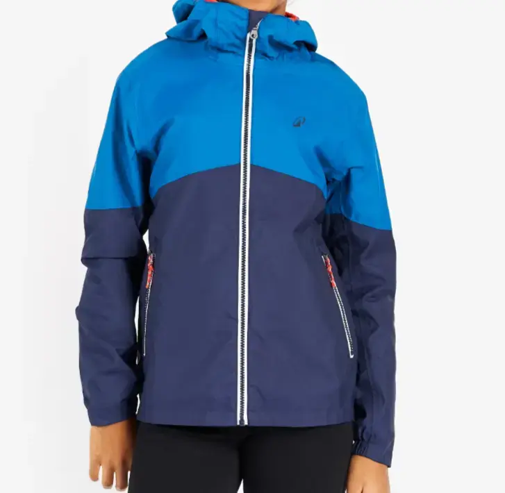 Chaqueta impermeable azul para niños - 1
