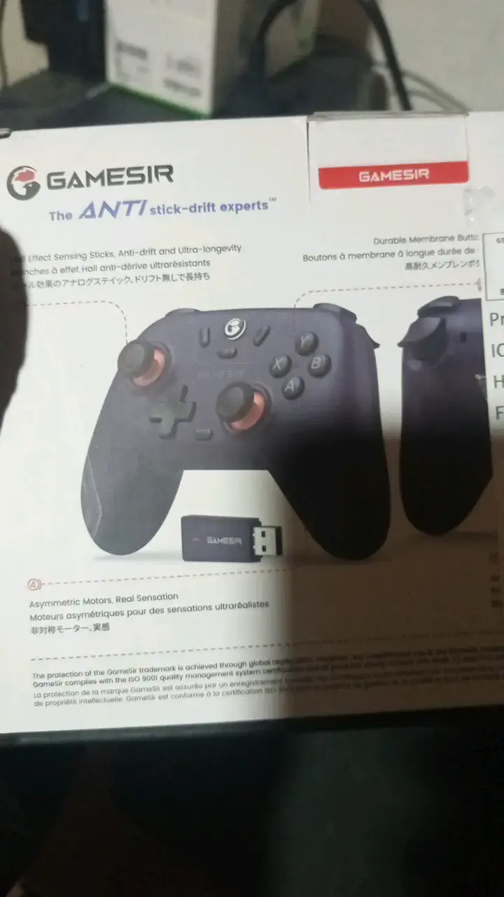 Mando negro GameSir Nova Lite para PC y swotch - 3