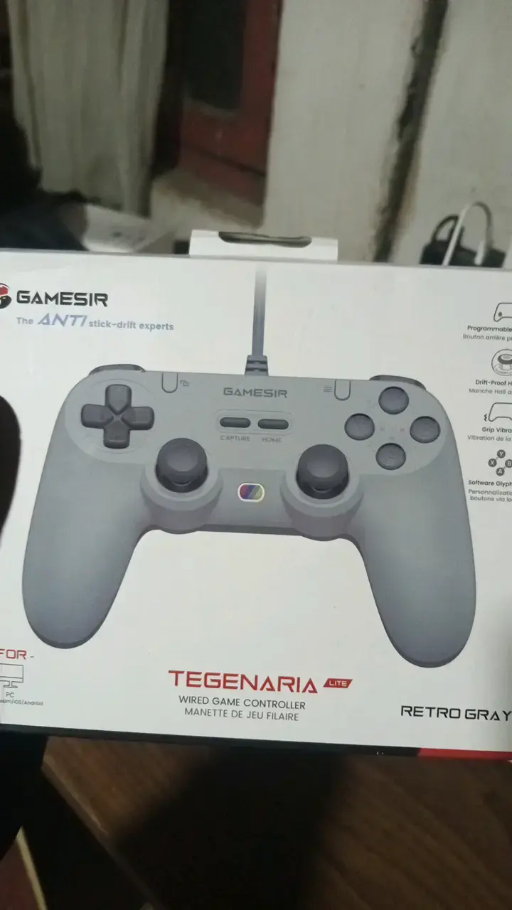 Control Mando Alámbrico Gamesir gris PC - 2
