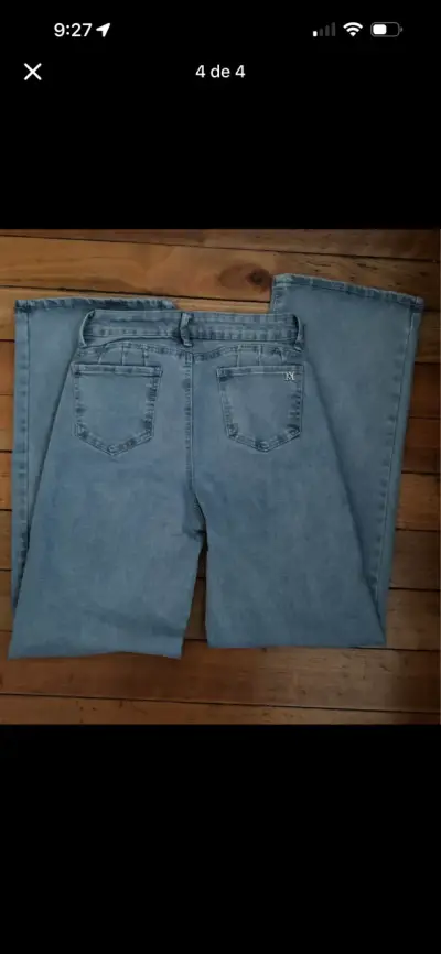 Jeans de mujer azul claro - miniatura 2