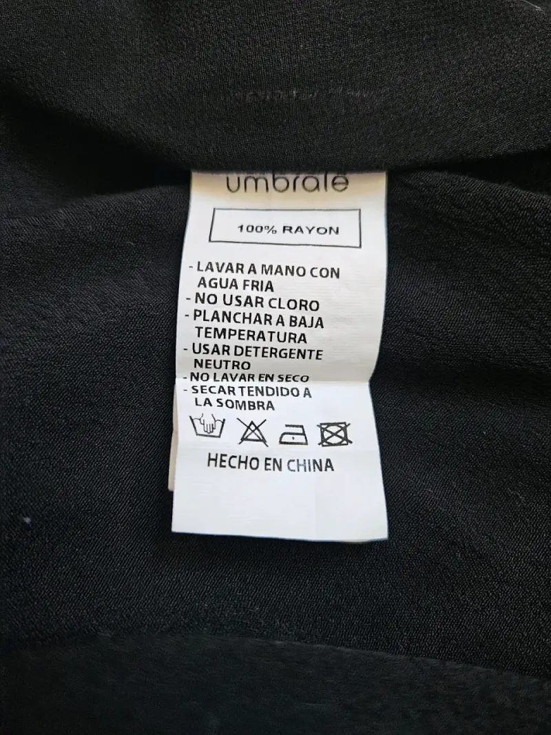 Polera negra sin mangas Umbrale para mujer - 5