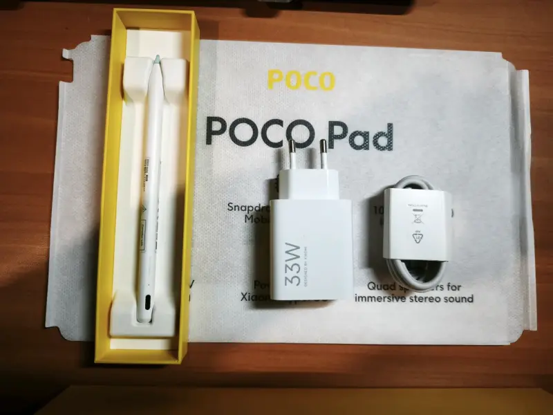 Tablet POCO Pad con lápiz inteligente y teclado - 4