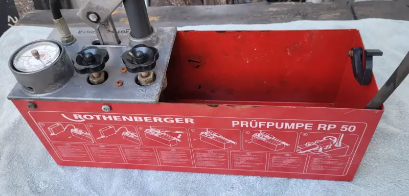 Bomba de prueba manual Rothenberger RP 50 - 2