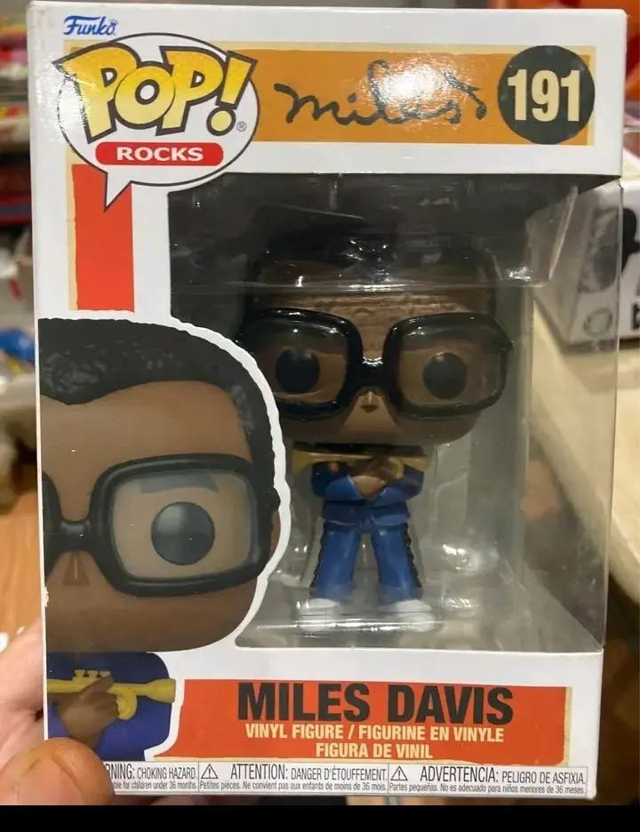 Figura Funko Pop Miles Davis de vinilo