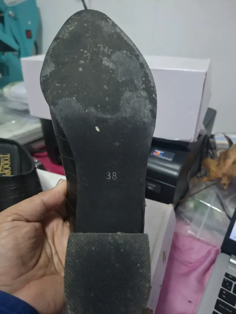 Zapatos de cuero negro Todopiel talla 38 - 3