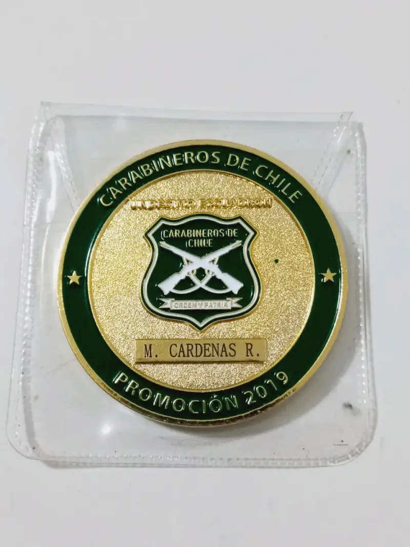 Moneda Conmemorativa Carabineros de Chile 2019 - 1