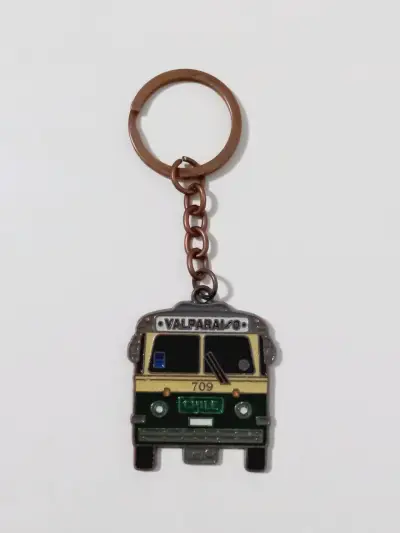 Llavero Trolebús Valparaíso Chile - miniatura 2
