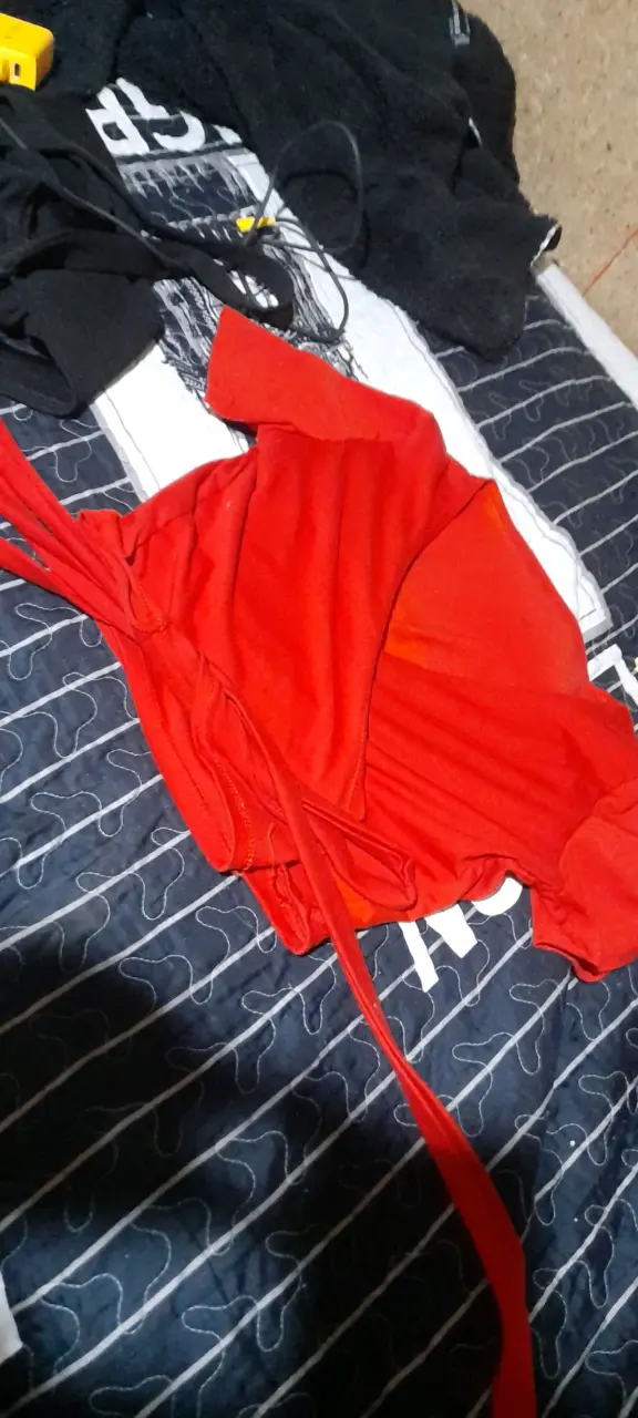 Top rojo para mujer