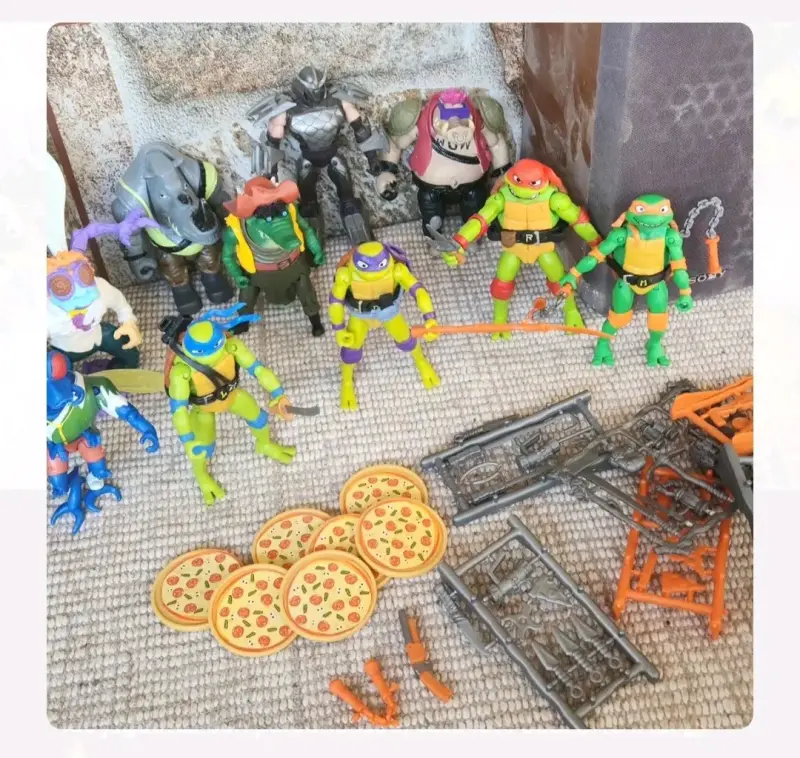 Tortugas Ninja con accesorios set completo. - 3