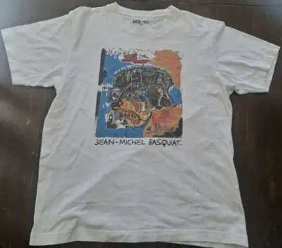 Polera Uniqlo UT Jean-Michel Basquiat Blanca - miniatura 1