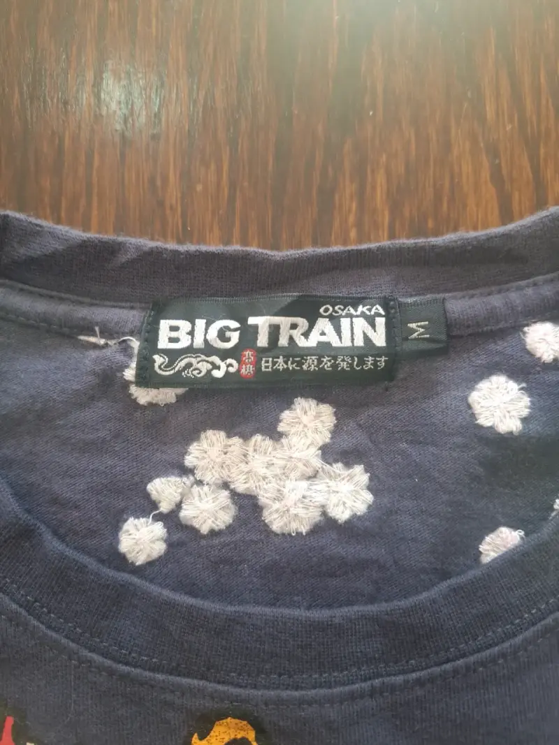 Polera manga larga Big Train con diseño oriental - 3