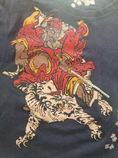 Polera manga larga Big Train con diseño oriental - miniatura 5