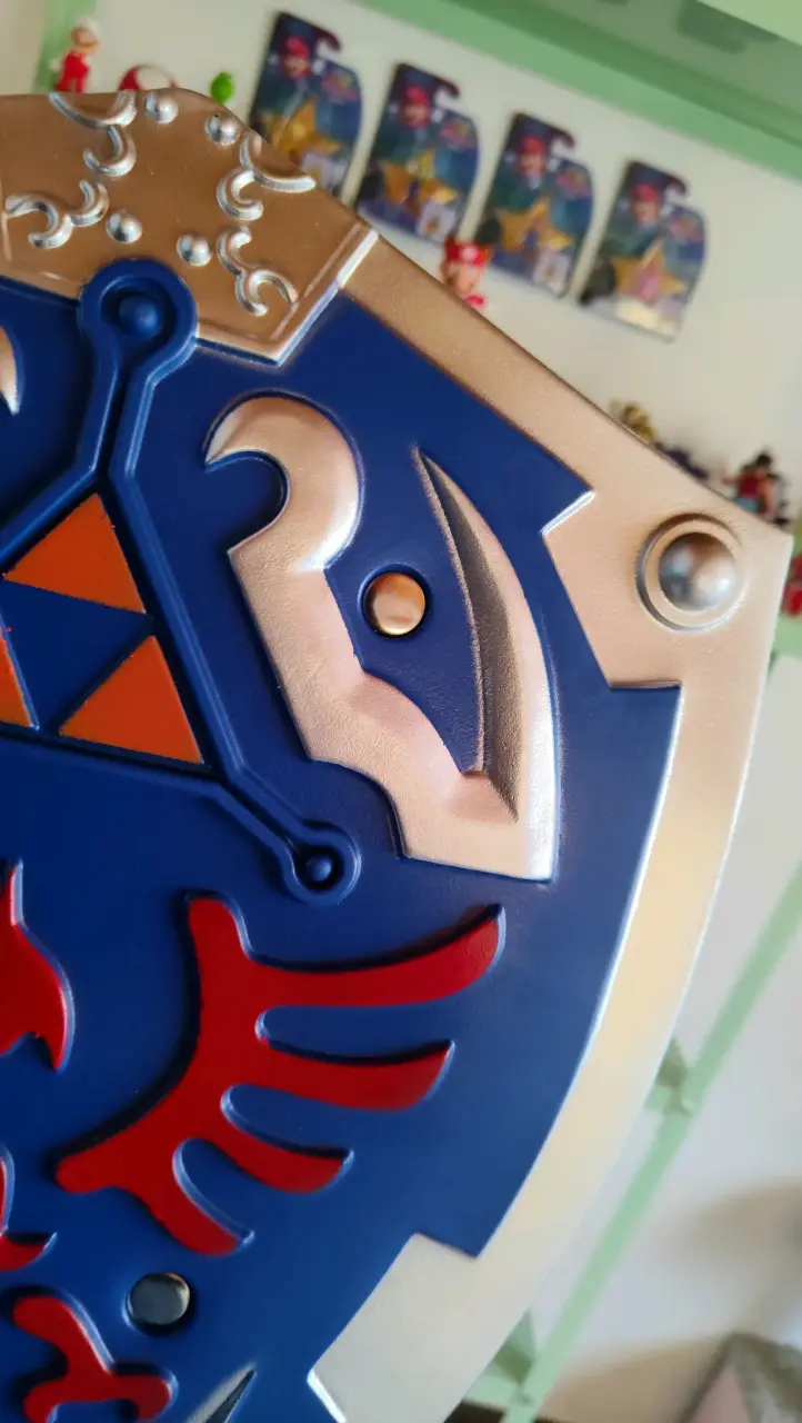 Escudo de réplica Hylian Shield Zelda - 4