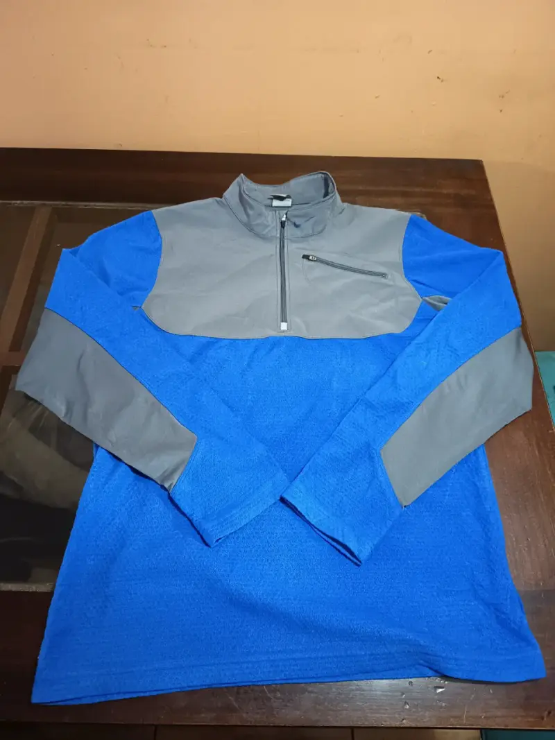 Polerón deportivo Nike azul y gris para hombre - 1