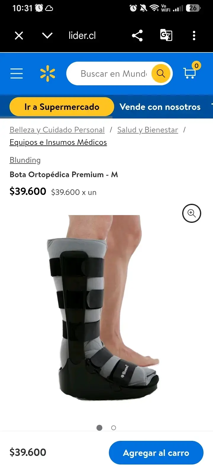 Bota ortopédica Blunding premium larga - 3
