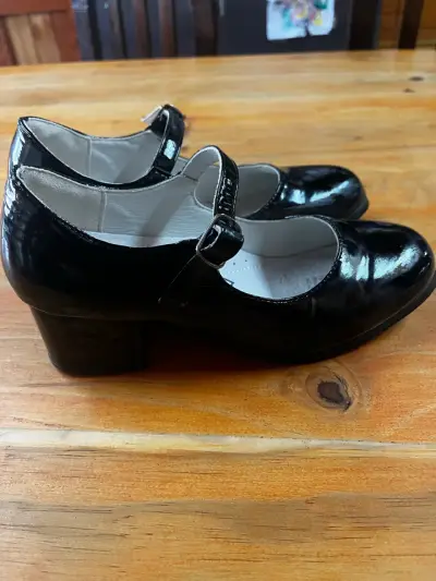 Zapatos de Cueca/ charol negro - miniatura 1