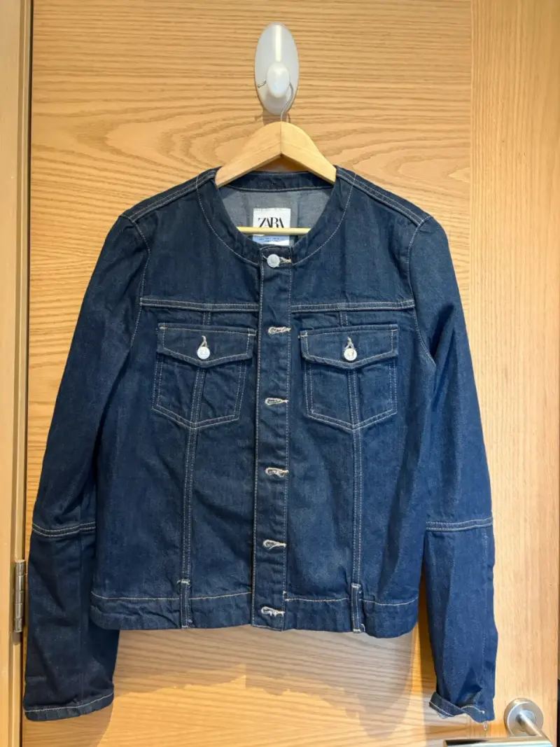 Chaqueta de jeans azul Zara