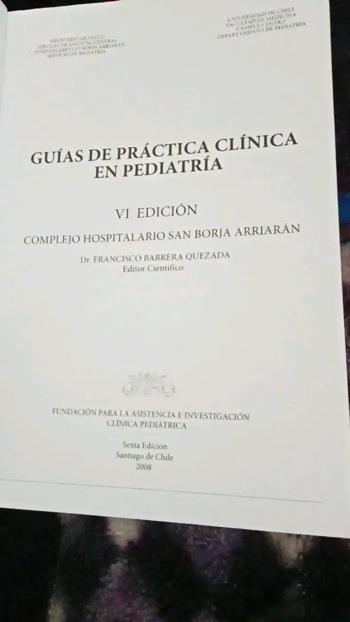 Guías de Práctica Clínica en Pediatría Sexta Edición - 2