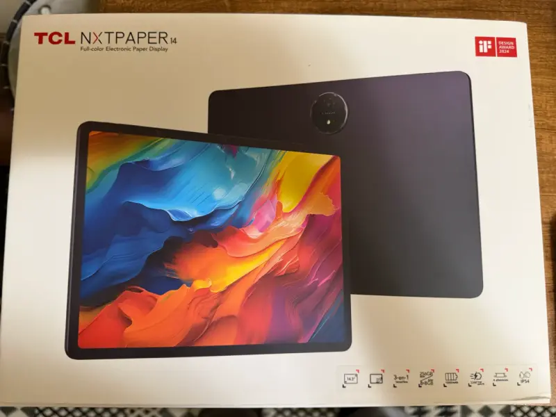 Tablet TCL NXTPAPER 14 con pantalla electrónica - 1