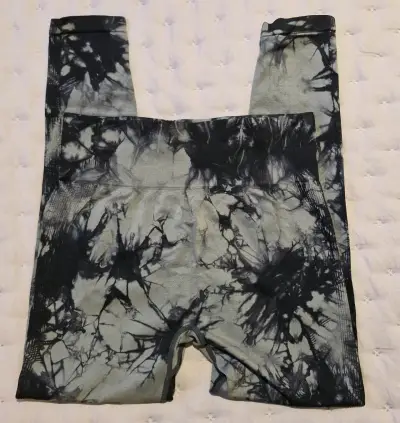 Leggings deportivos tie-dye para mujer - miniatura 1