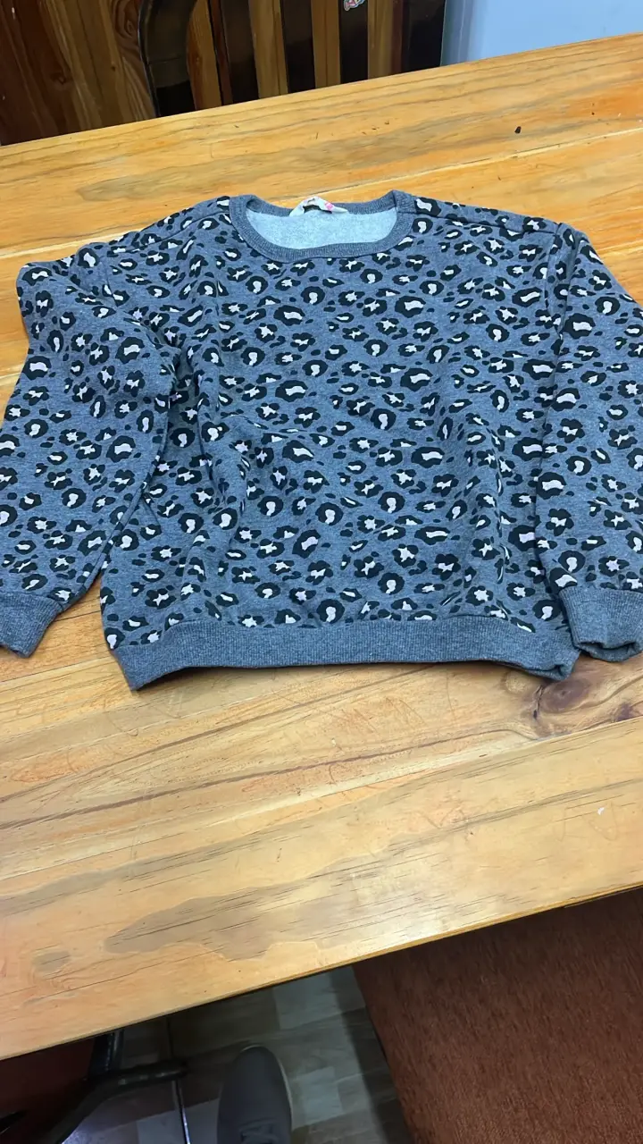 Polerón estampado talla 12 para niños