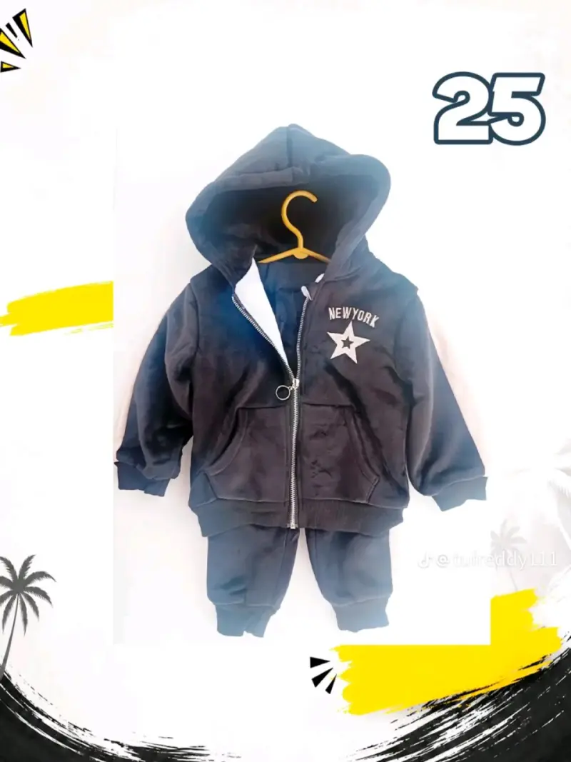 Conjunto deportivo infantil con capucha New York