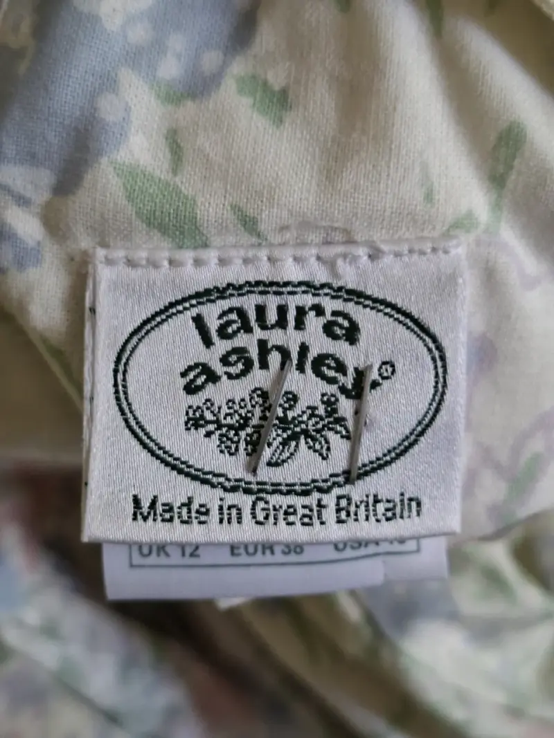 Vestido vintage floral Laura Ashley - 2