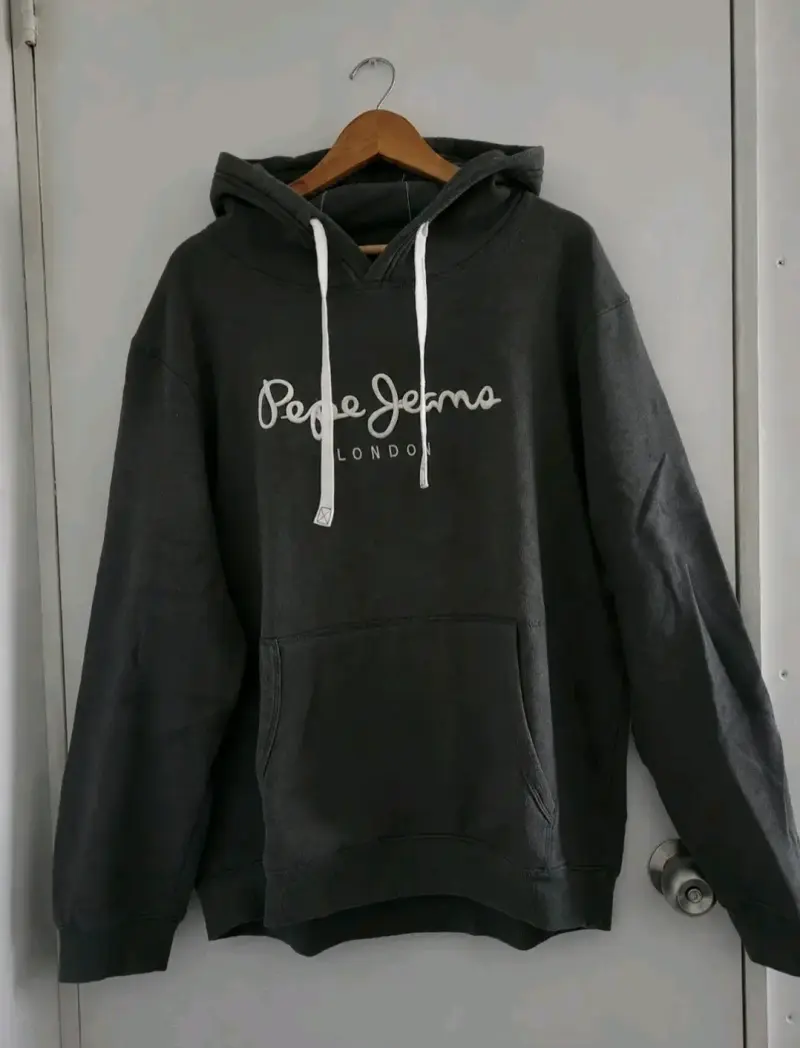 Polerón con capucha Pepe Jeans gris talla XXL - 1