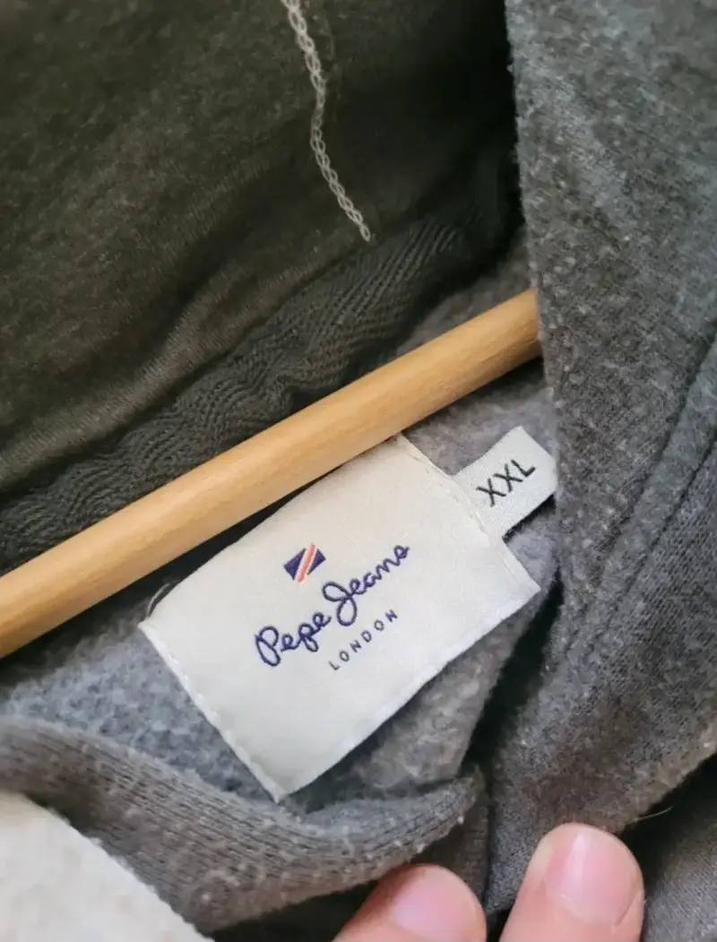 Polerón con capucha Pepe Jeans gris talla XXL - 2