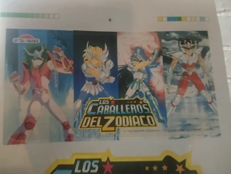 Póster de Los Caballeros del Zodiaco vintage