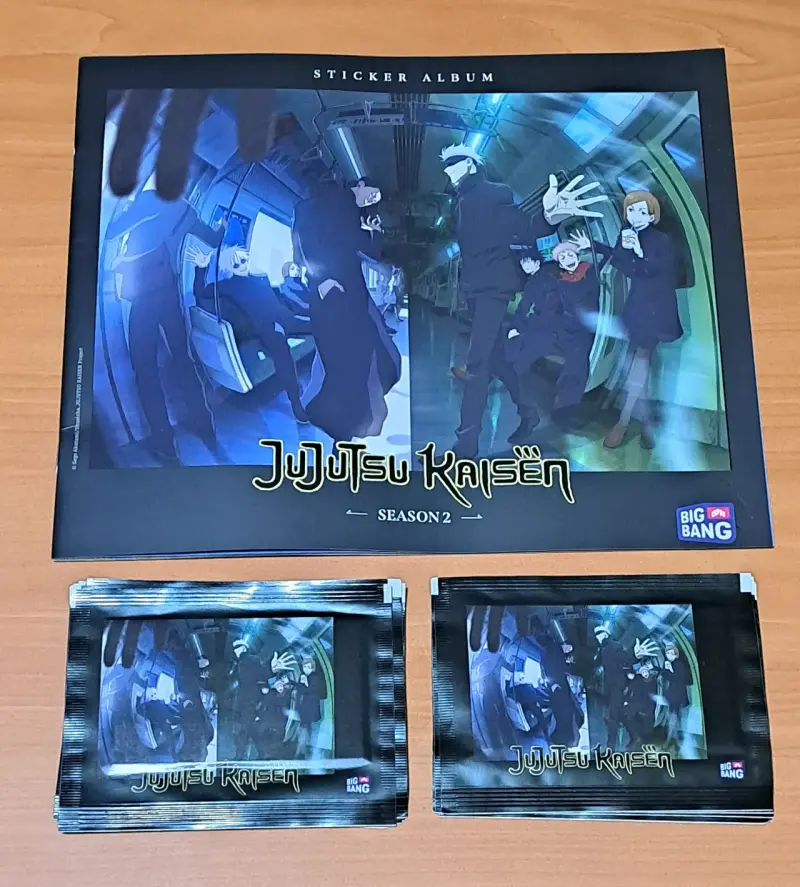 ÁlbumJujutsu Kaisen Temporada 2 + 10 sobres