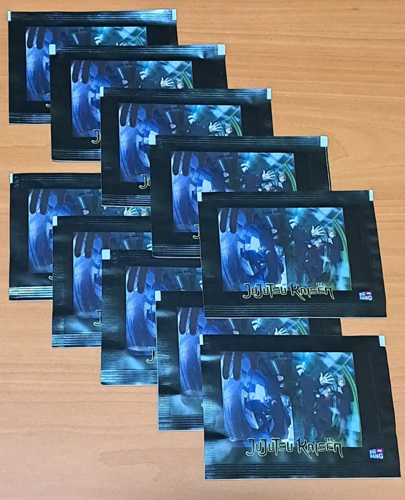 Pack 10 sobres Jujutsu Kaisen colección Big Bang