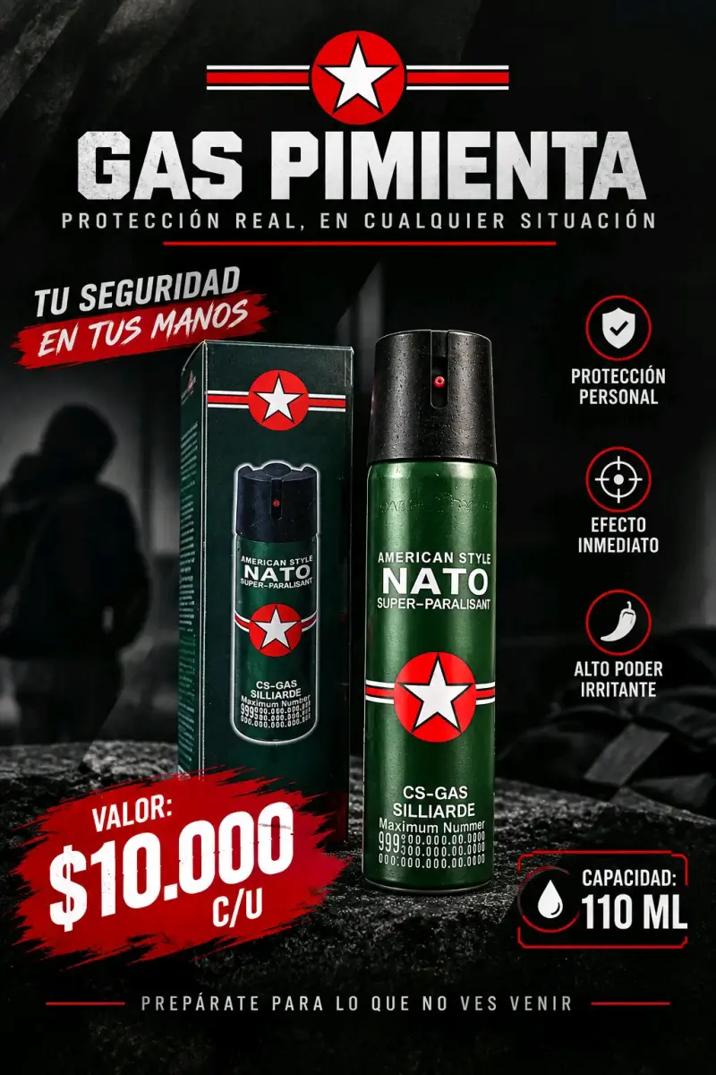Gas Pimienta Para Defensa Personal