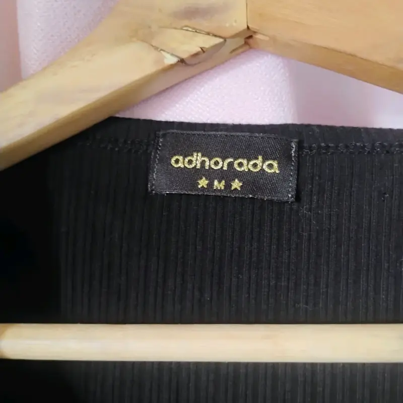 Vestido negro largo Adhorada talla M - 3