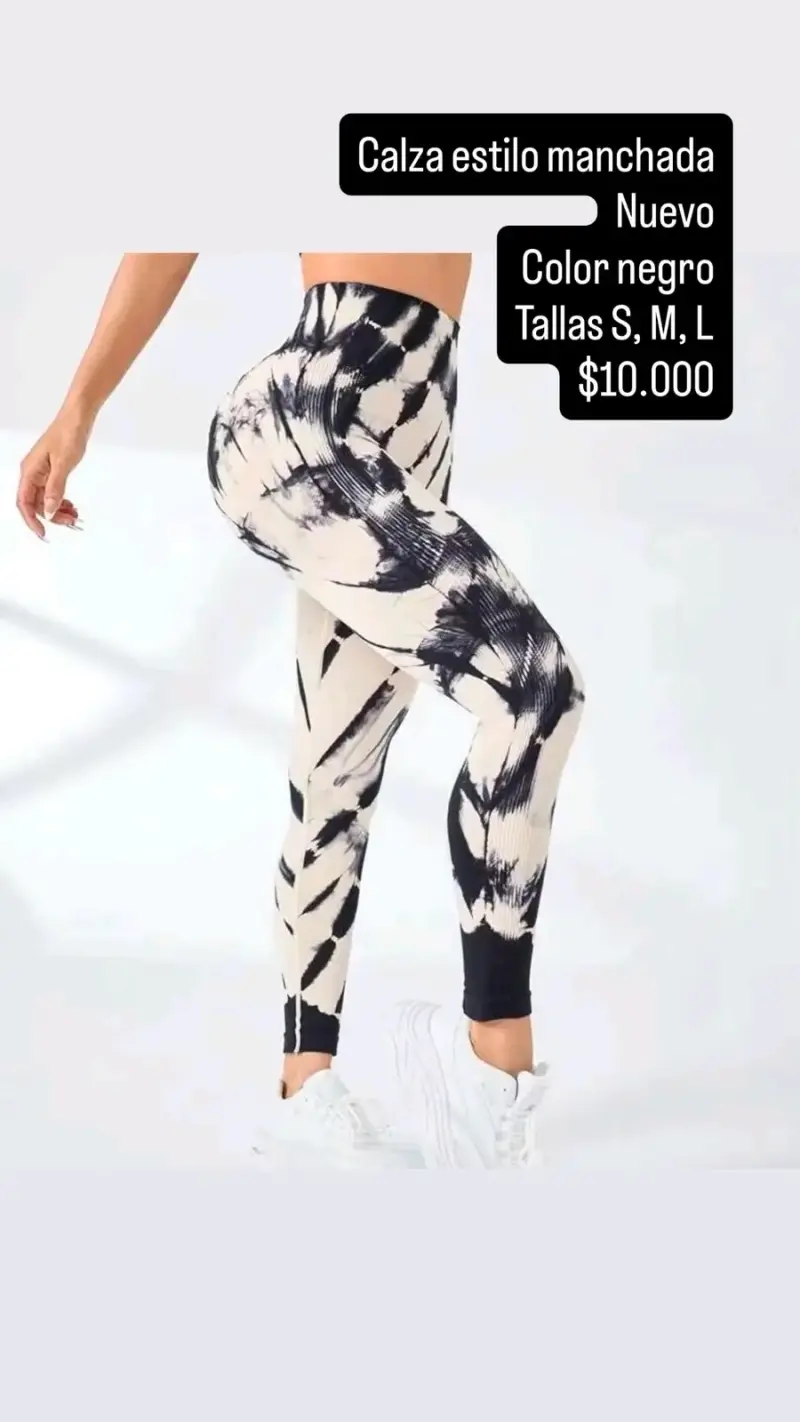 Calzas deportivas mujer NUEVAS estilo manchado - 2