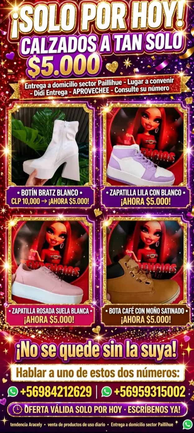 FULL OFERTA CALZADO A 5.000