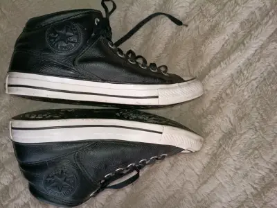 Zapatillas Altas Negras Converse Chuck Taylor - miniatura 5