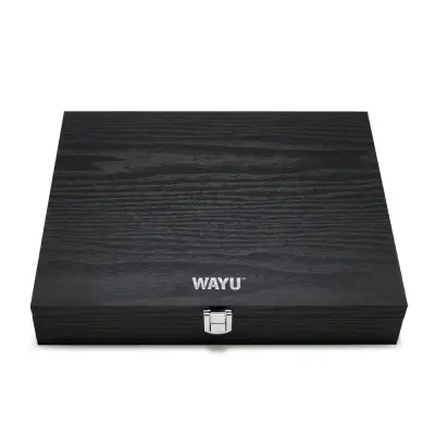 Set de cuchillos de carne Wayu en caja de madera - miniatura 3
