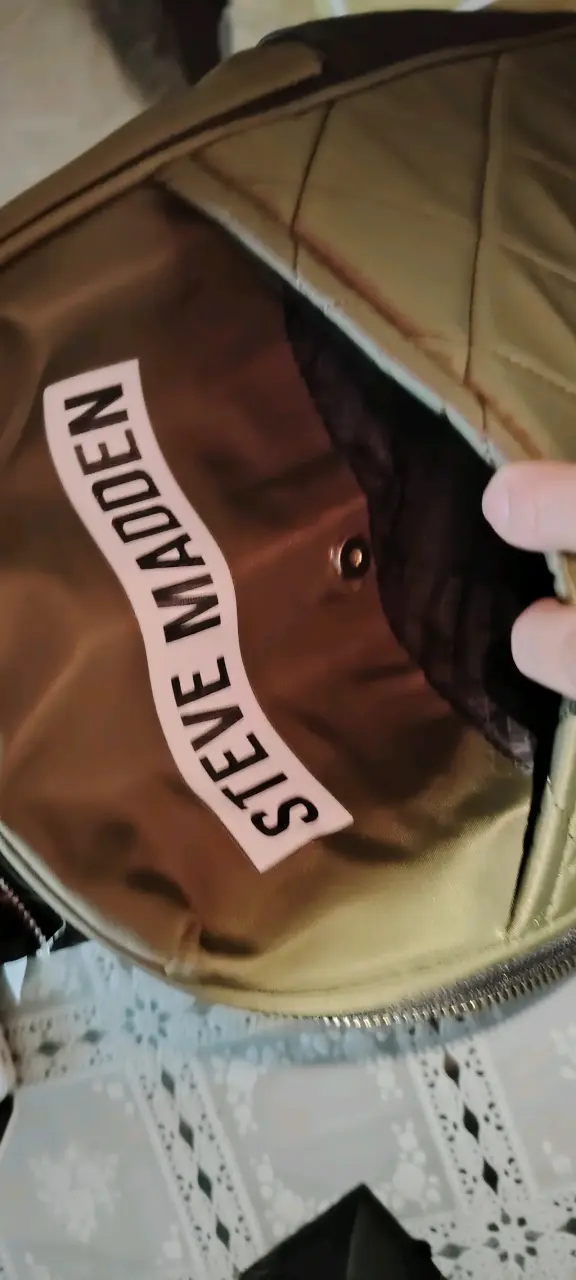 Mochila verde Steve Madden con bolso adicional - 5