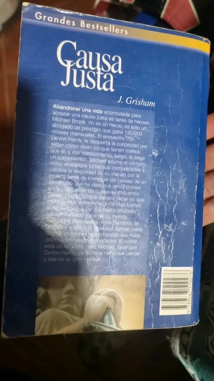 Libro 'Causa Justa' de J. Grisham - 2
