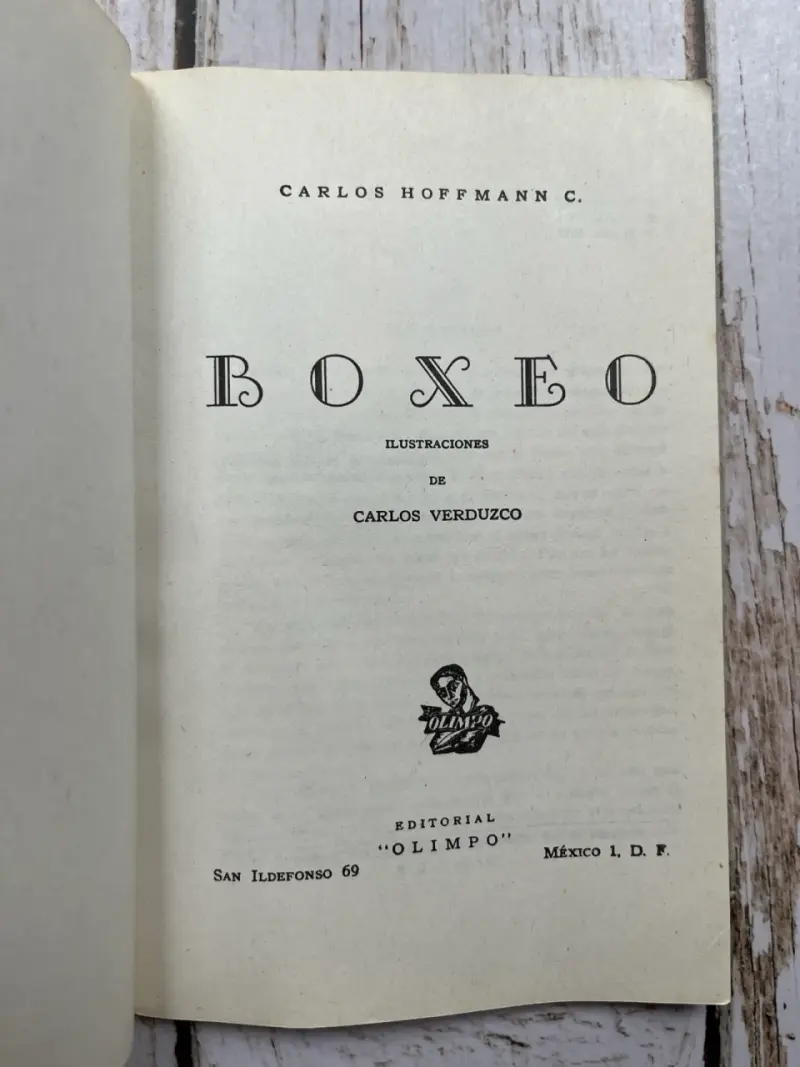 Libro 'Boxeo' de Carlos Hoffmann - 2