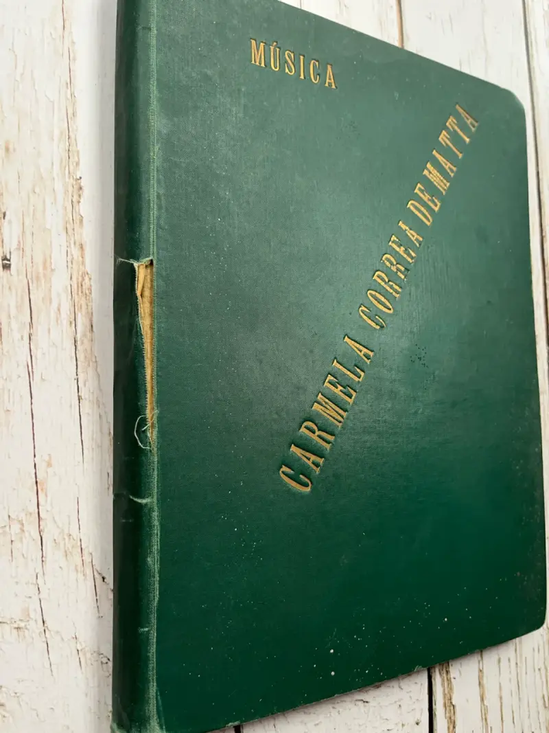 Libro de música de Carmela Correa de Matta - 2