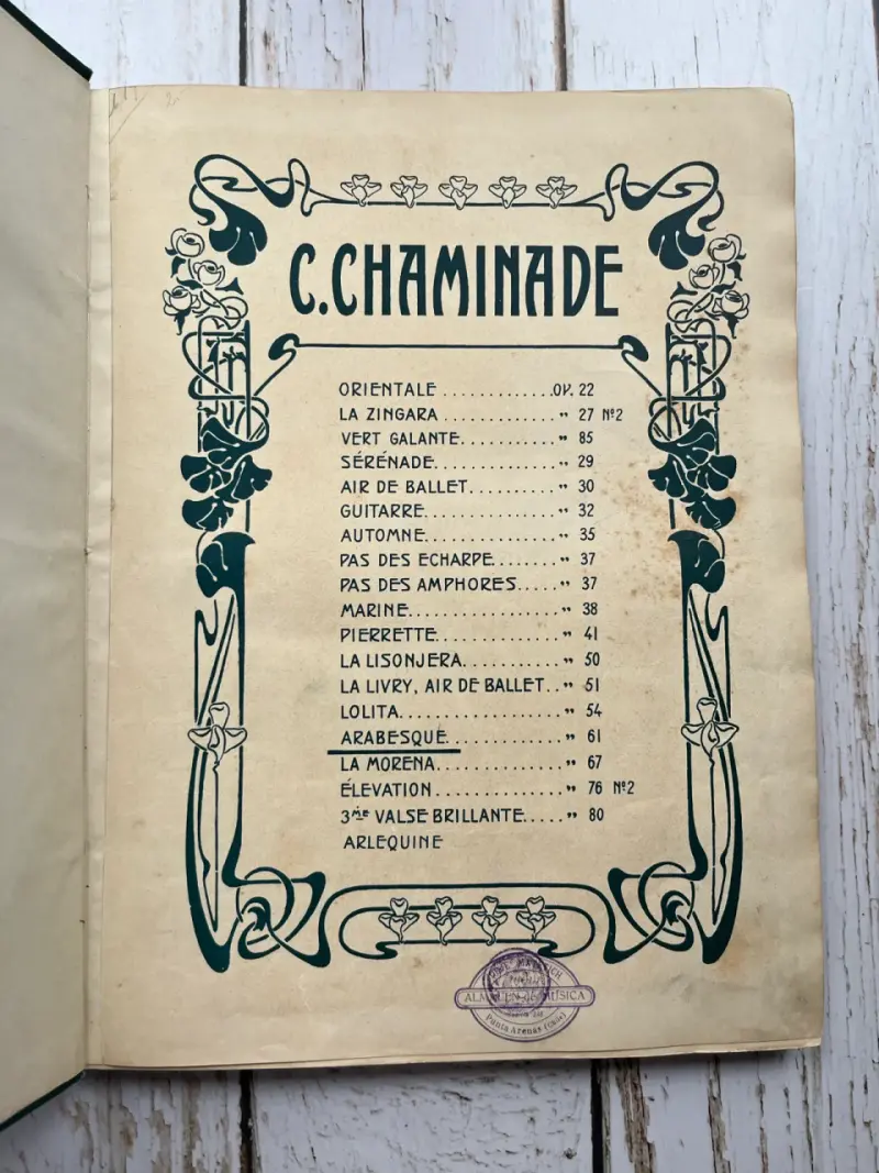 Libro de música de Carmela Correa de Matta - 3