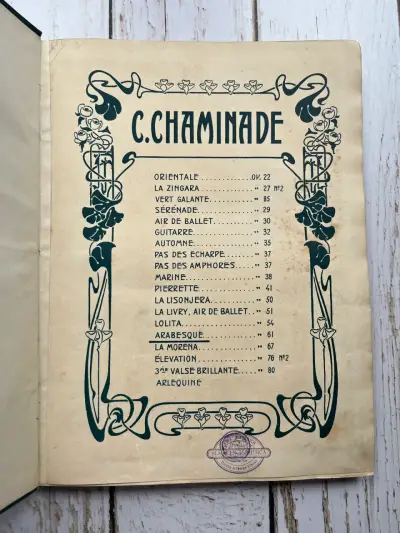 Libro de música de Carmela Correa de Matta - miniatura 3