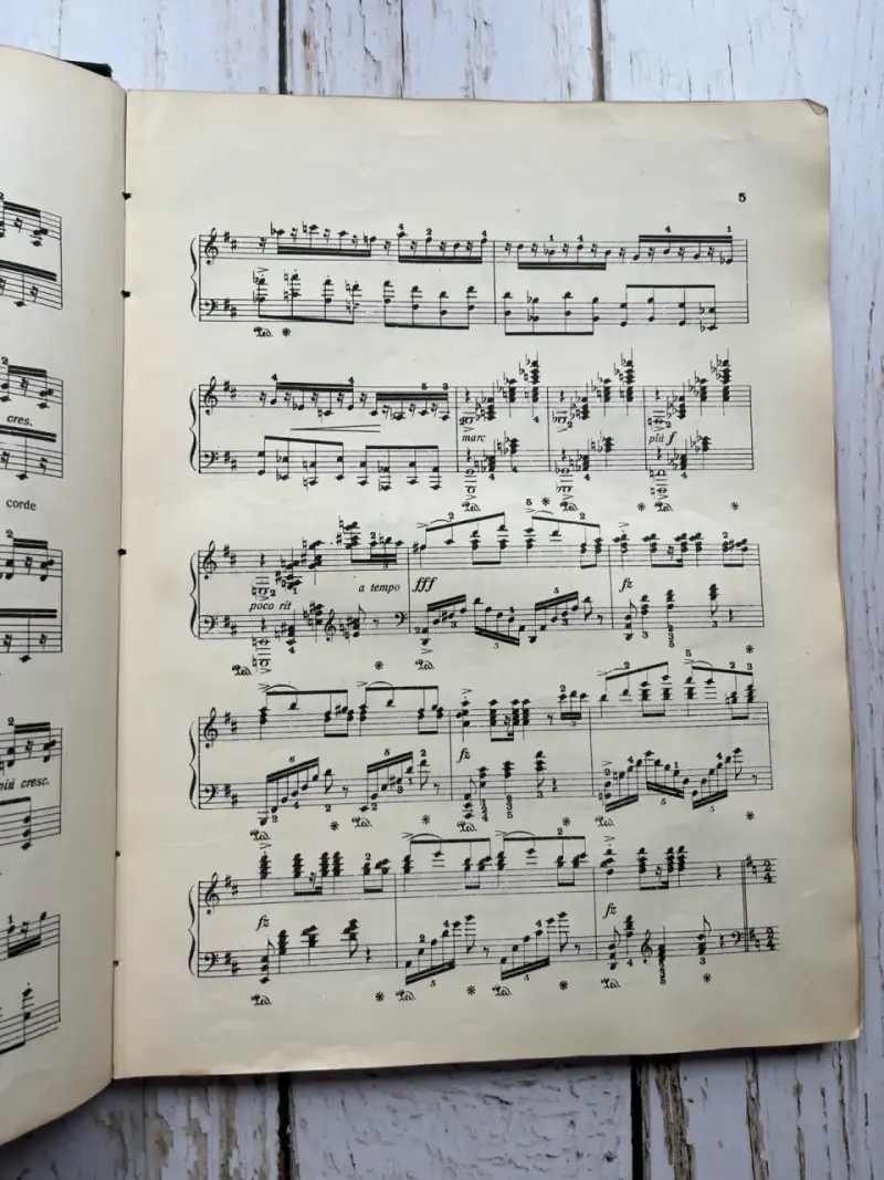 Libro de música de Carmela Correa de Matta - 4