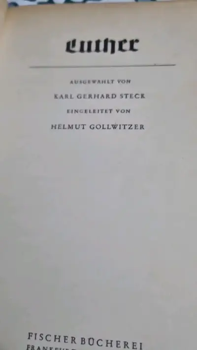 Libro 'Luther' de Helmut Gollwitzer - miniatura 2