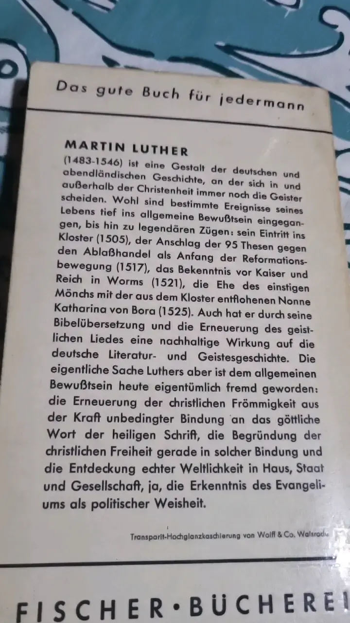 Libro 'Luther' de Helmut Gollwitzer - 6