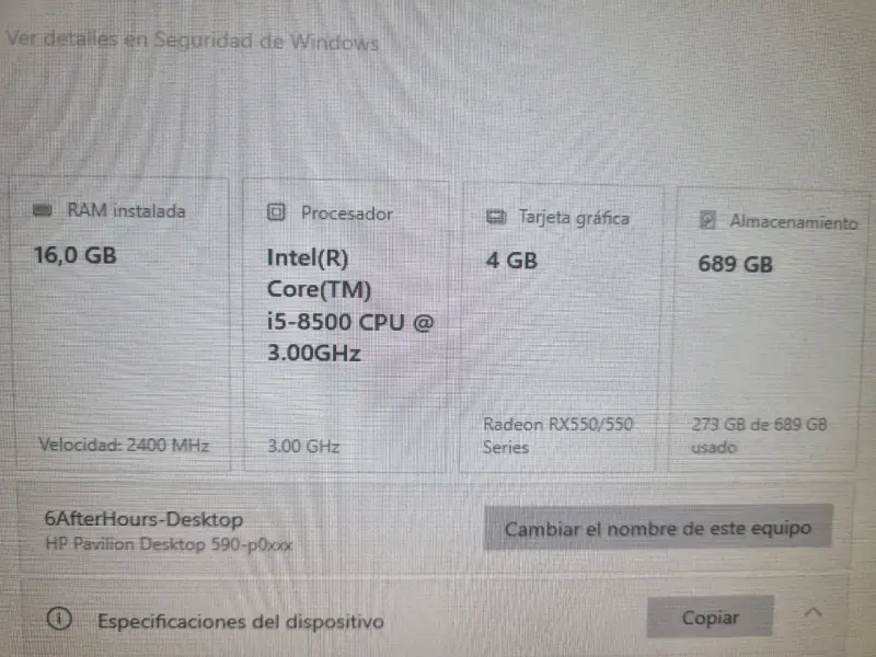 Tarjeta Gráfica Yeston Radeon RX550 4GB - 4